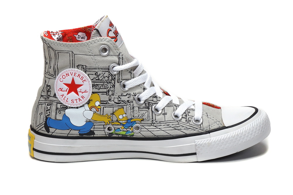 кеды converse the simpsons