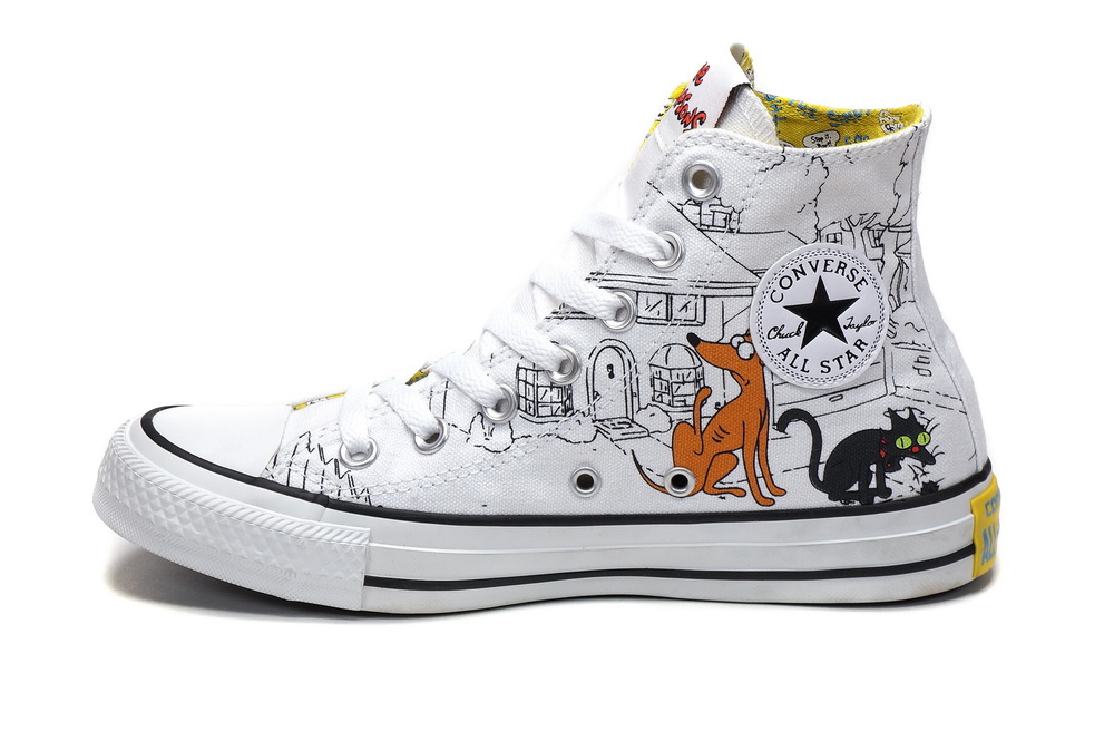 кеды converse simpsons